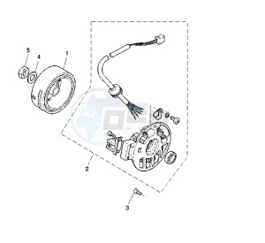 YQ AEROX 50 drawing GENERATOR