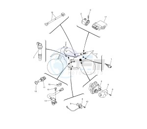 WR X 250 drawing ELECTRICAL 1