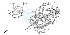 TRX450FE drawing CYLINDER HEAD