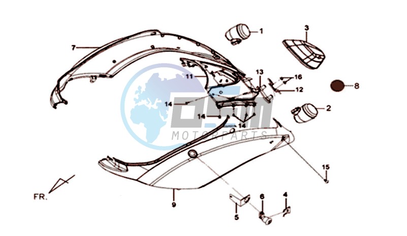 COWLING / TAIL LIGHT / INDICATORS