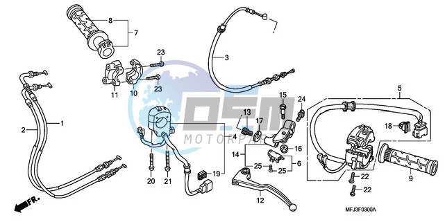 HANDLE LEVER/SWITCH/CABLE