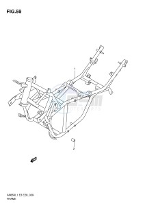 AN650 (E3-E28) Burgman drawing FRAME (AN650L1 E3)