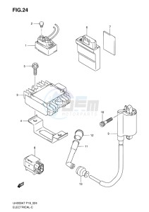 UH200 BURGMAN EU-UK drawing ELECTRICAL