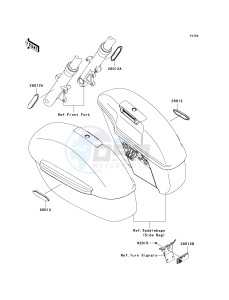 VN 1700 A [VULCAN 1700 VOYAGER] (9FA) A9F drawing REFLECTORS