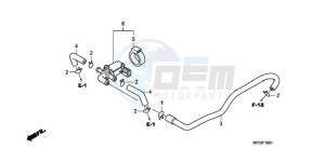 CB600FAA France - (F / ABS CMF) drawing AIR INJECTION CONTROL VALVE