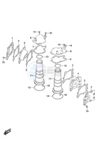 DF 350A drawing Exhaust Cover