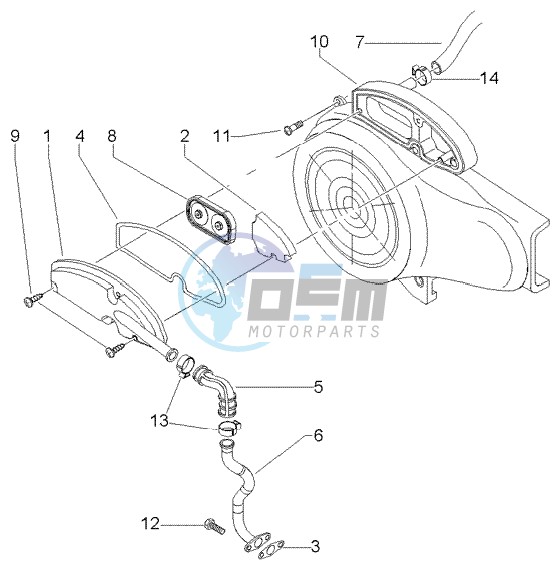 Secondairy air box