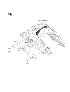 ZX 600 R [NINJA ZX-6R MONSTER ENERGY] (R9FA) R9F drawing CHAIN COVER