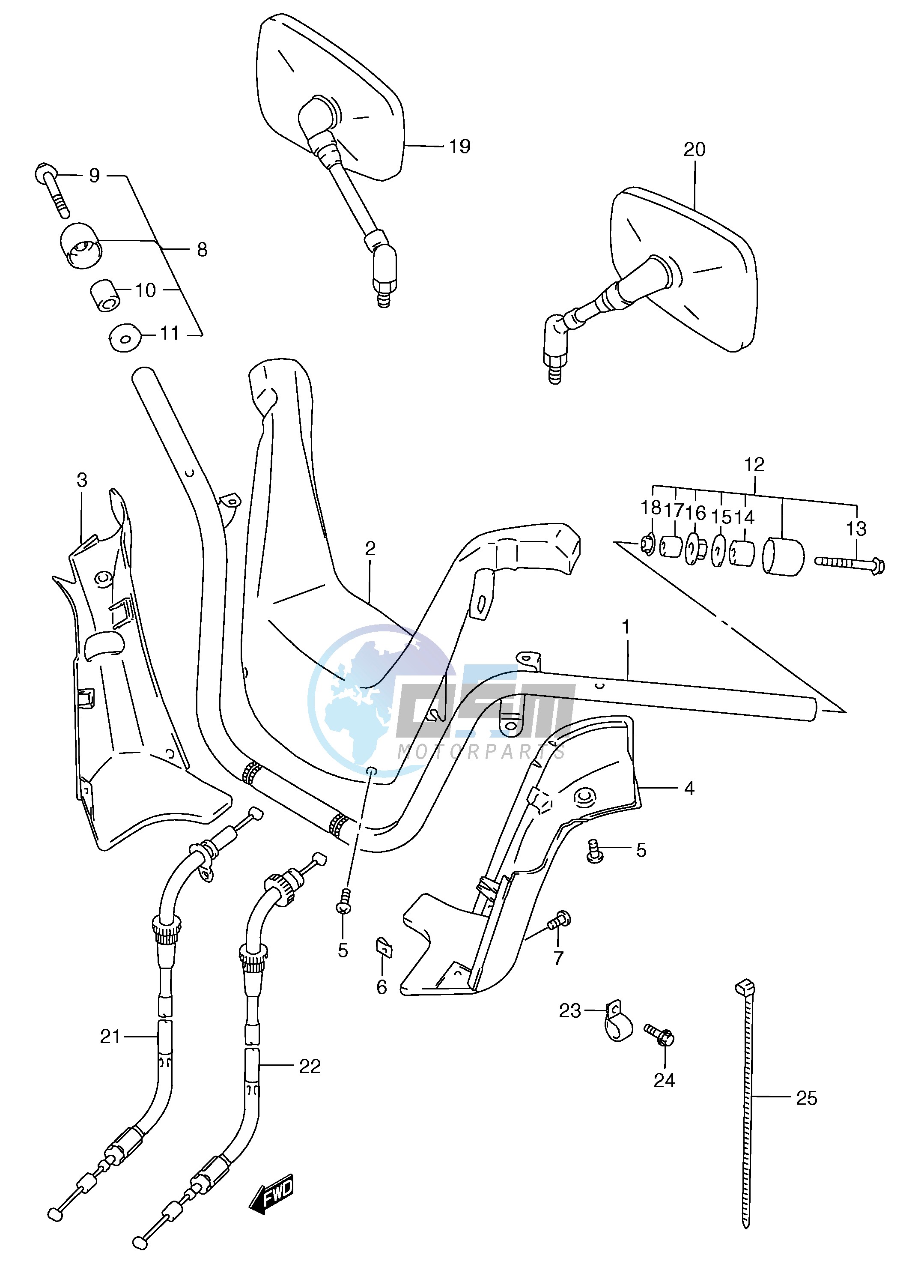 HANDLE BAR (MODEL W X)