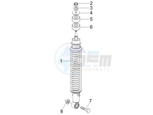 Stalker 50 Naked drawing Rear suspension - Shock absorbers