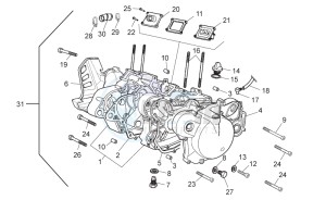 SX 50 LIMITED EDITION (EMEA) drawing Crankcase