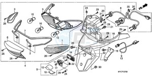 XL125VA EU / CMF - (EU / CMF) drawing TAILLIGHT