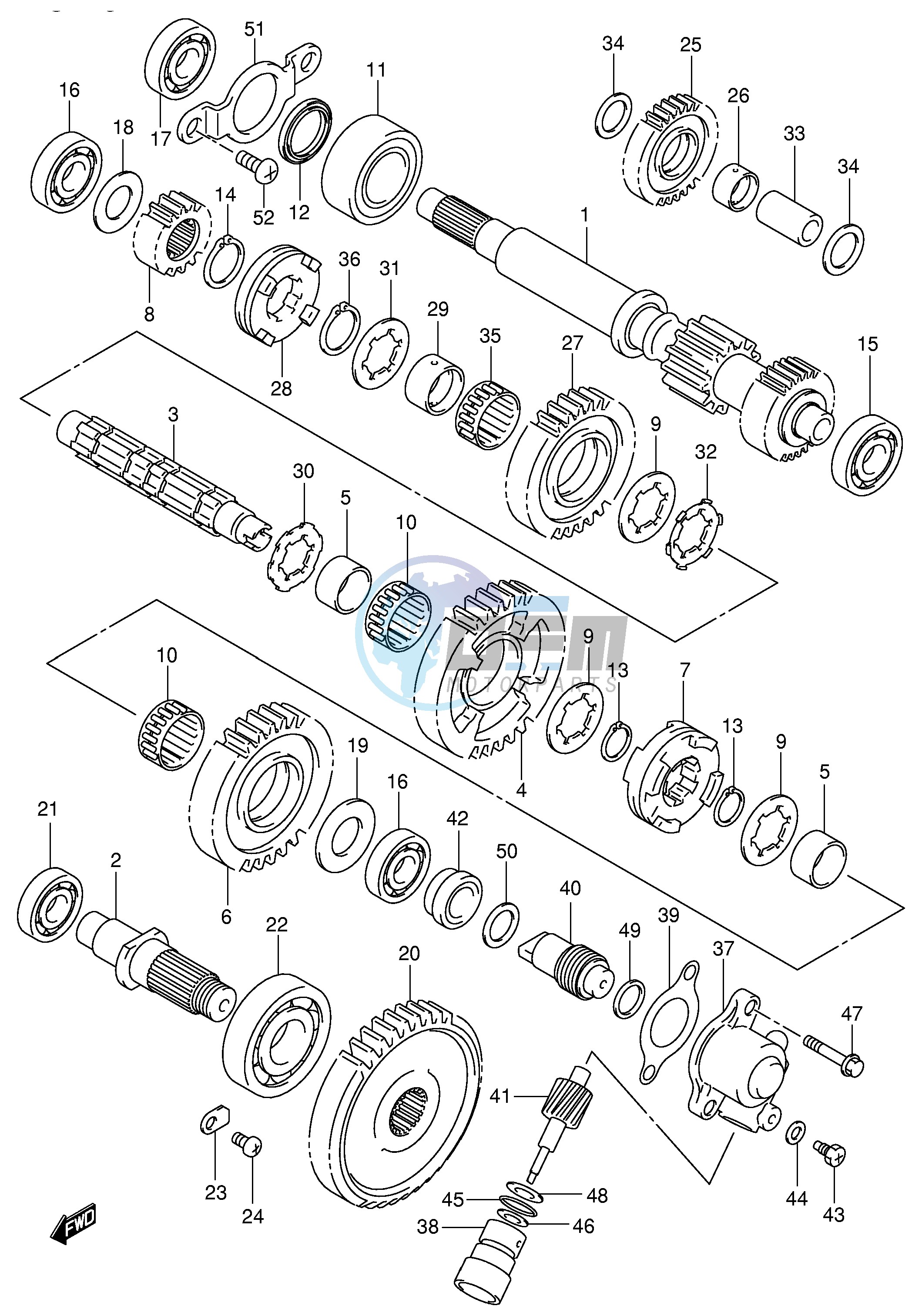 TRANSMISSION (2)(MODEL Y)