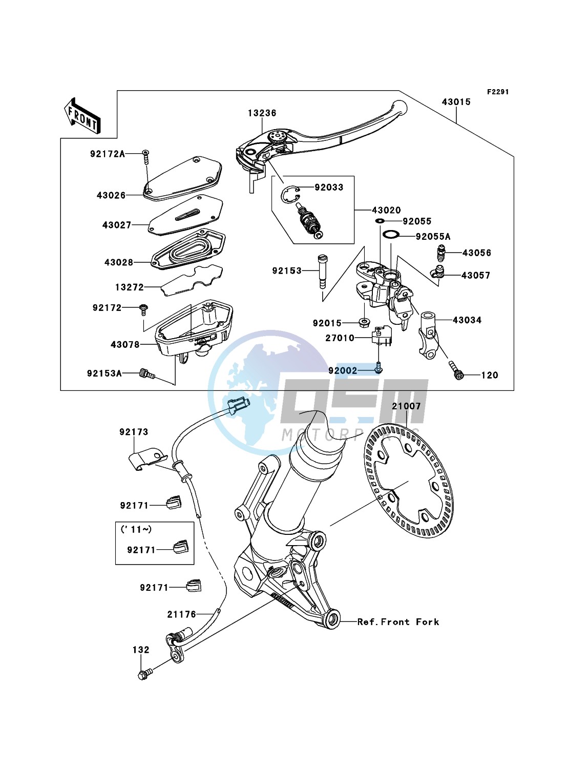 Front Master Cylinder