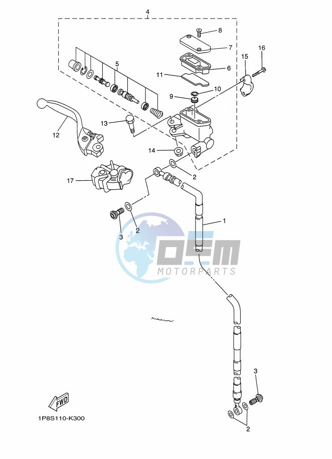 FRONT MASTER CYLINDER