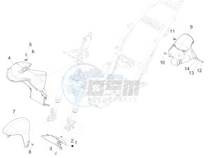 NRG POWER DT 50 drawing Wheel huosing - Mudguard