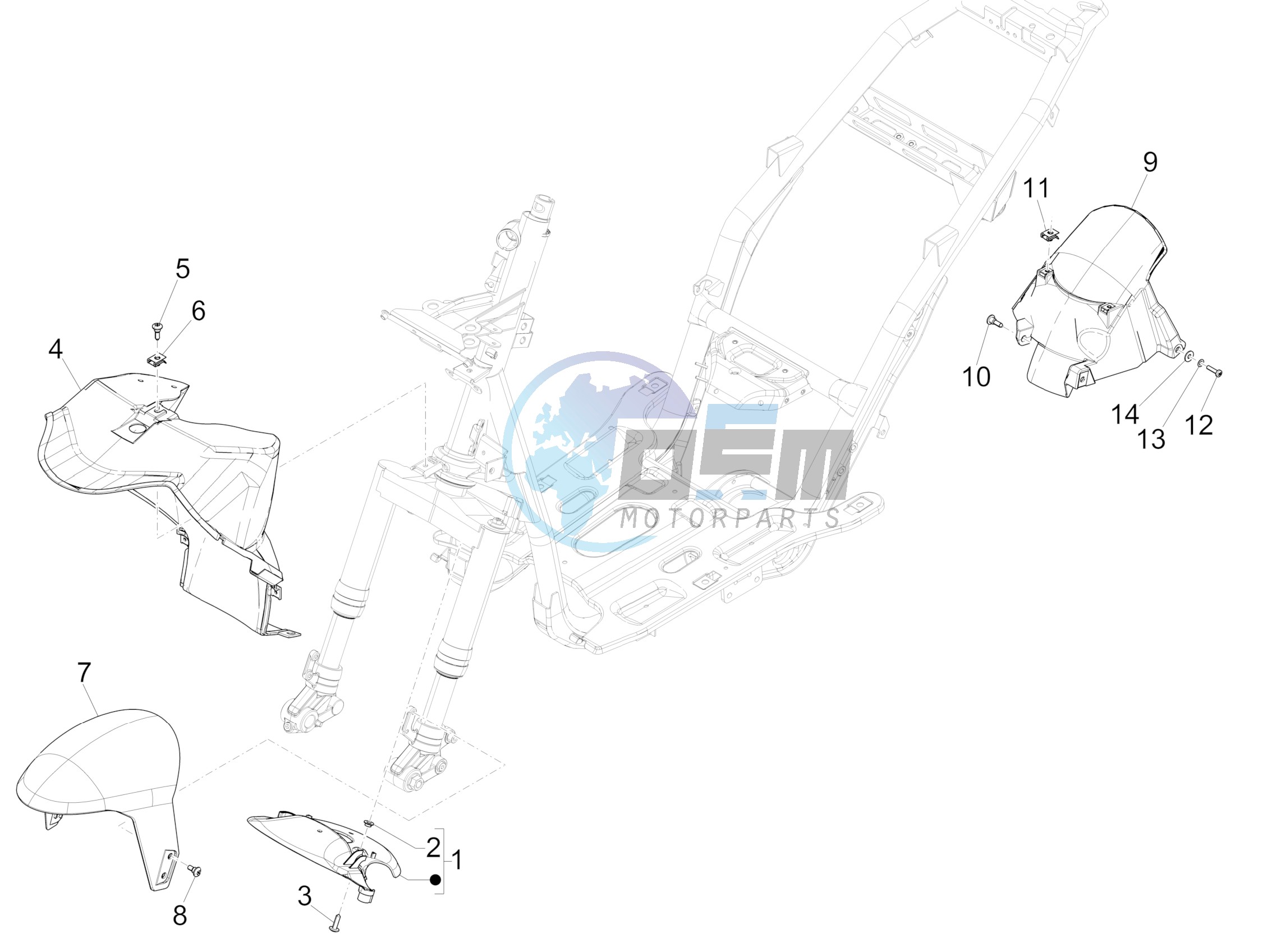 Wheel huosing - Mudguard