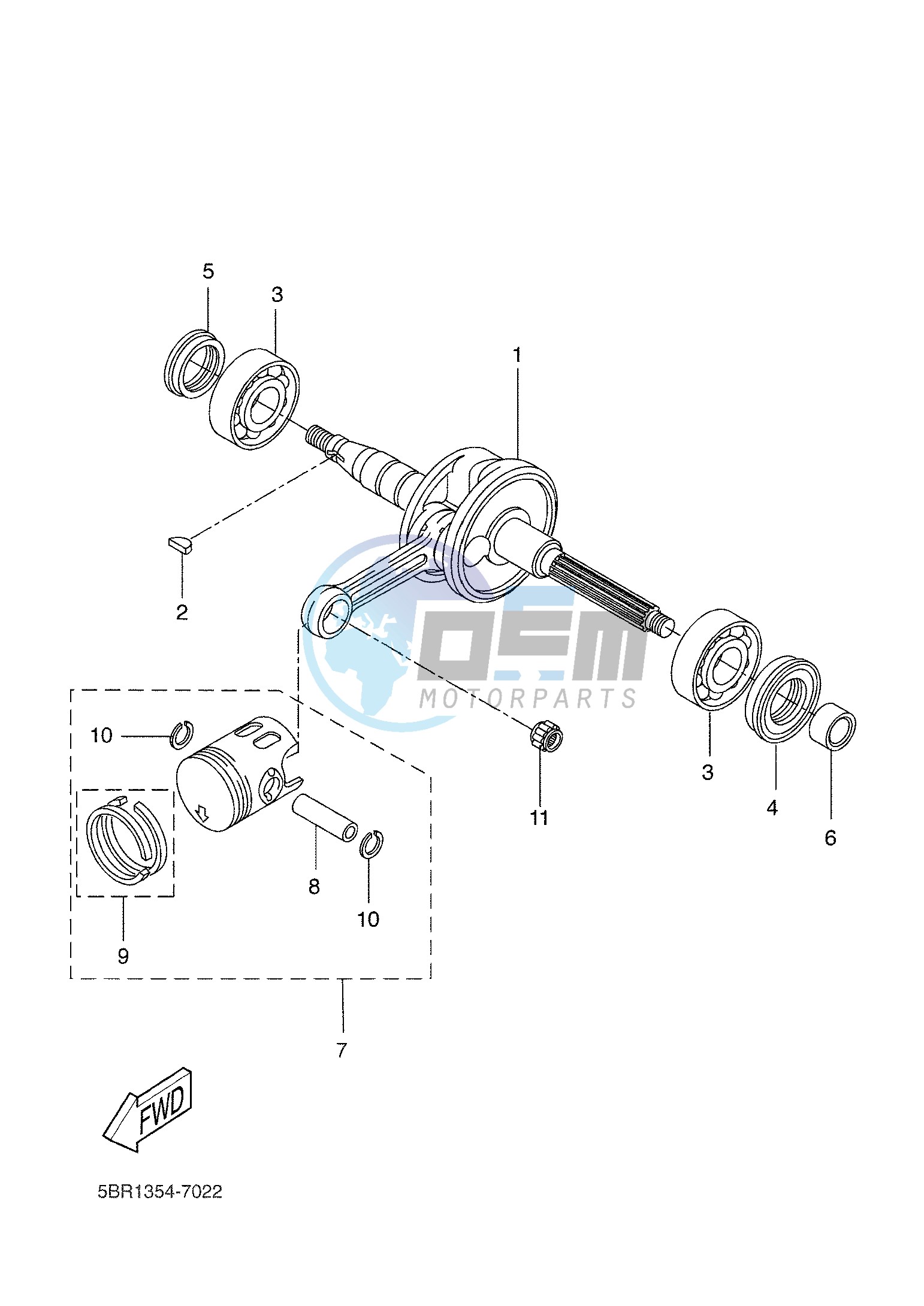 CRANKSHAFT & PISTON