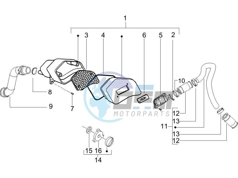 Secondairy air box