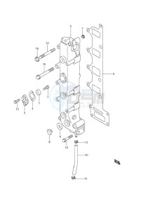 DF 60 drawing Exhaust Manifold