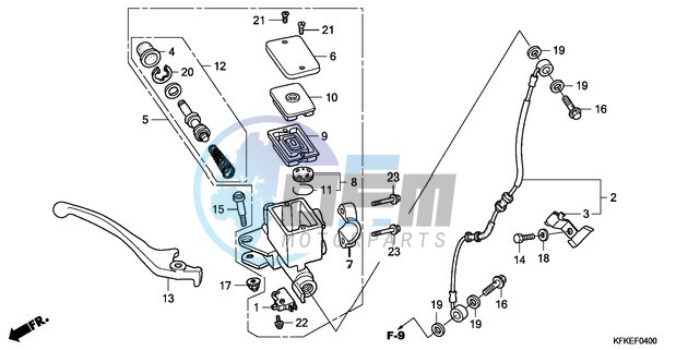 FRONT BRAKE MASTER CYLINDER