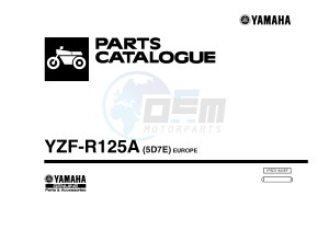 YZF-R125A YZF-R125 ABS R125 (5D7E) drawing .1-Front-Page