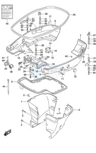 DF 300AP drawing Side Cover w/Transom (L)