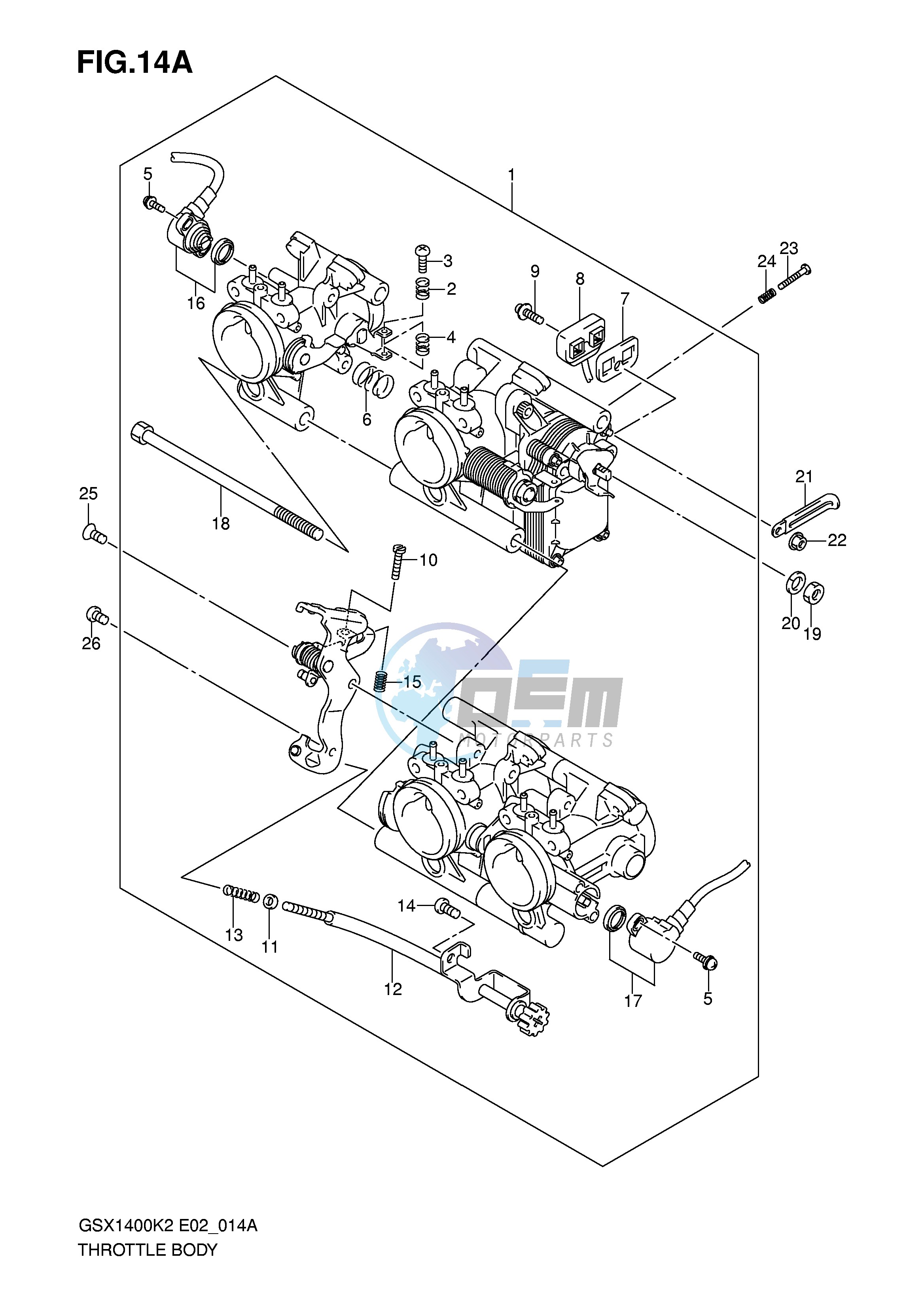 THROTTLE BODY (MODEL K3 K4 K5)