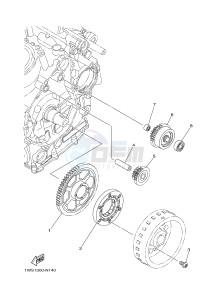 MT07 700 (1WS5) drawing STARTER