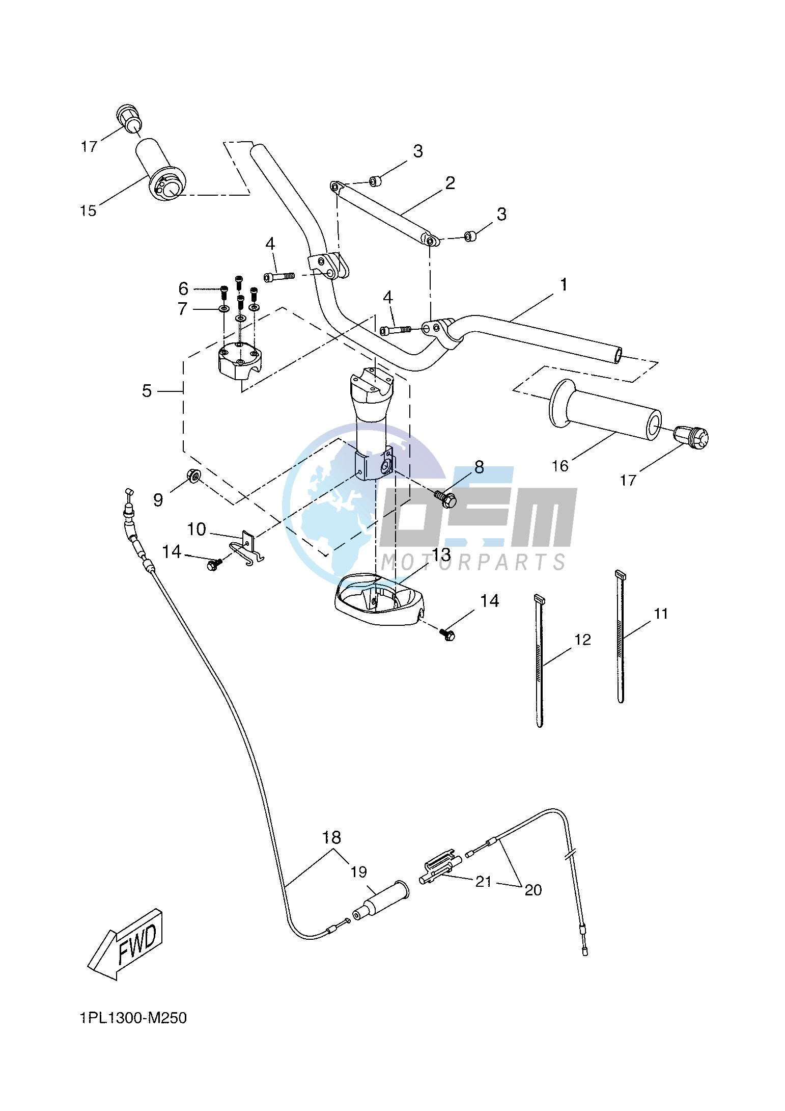 STEERING HANDLE & CABLE