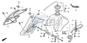 CRF100F drawing FUEL TANK