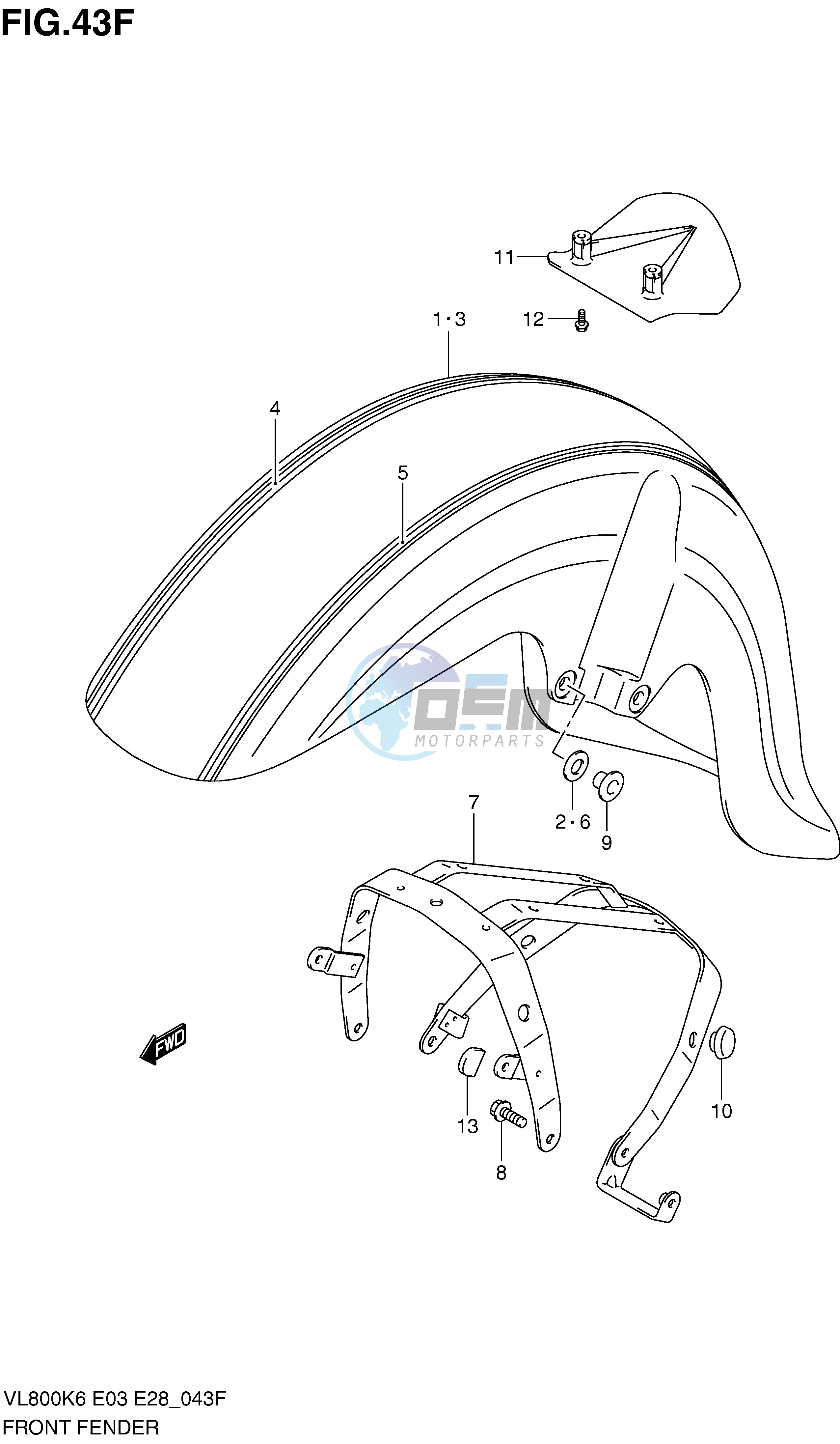 FRONT FENDER (MODEL L0)