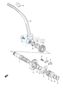 DR350 (E3) drawing KICK STARTER