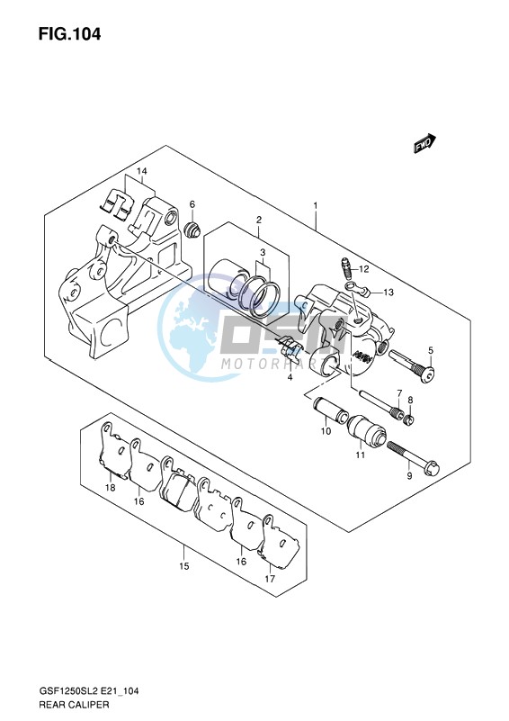 REAR CALIPER