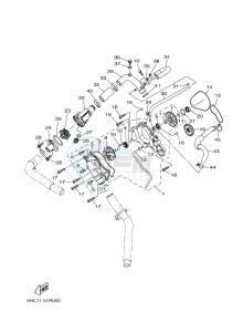 YXZ1000R SS YXZ10YESJ YXZ1000R SS (B0F3) drawing WATER PUMP