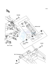 ER-6n ABS ER650B6F GB XX (EU ME A(FRICA) drawing Suspension/Shock Absorber