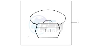 SH125S drawing TOP BOX INNERBAG