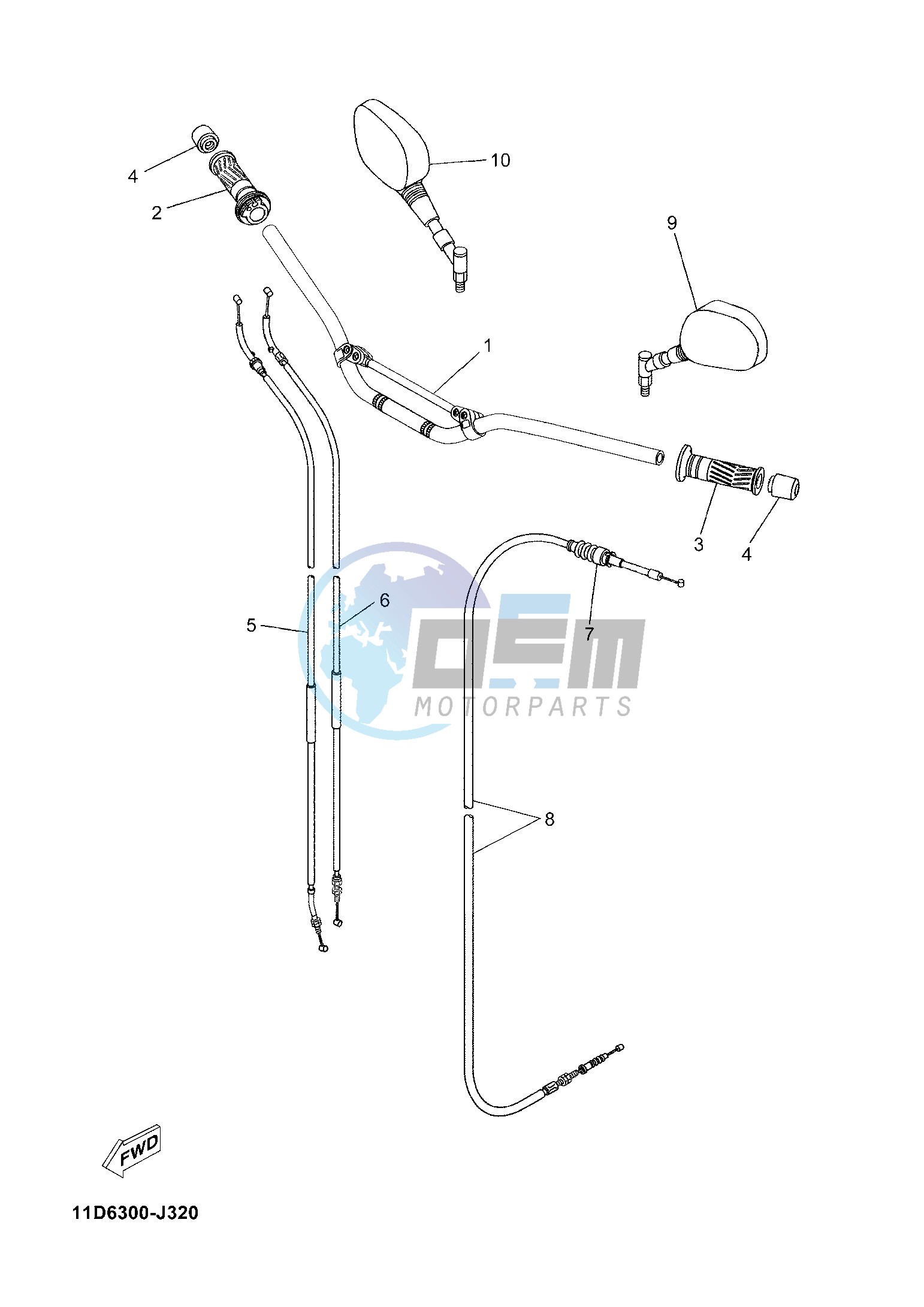 STEERING HANDLE & CABLE