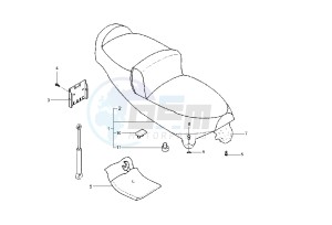 X9 125 drawing Saddle