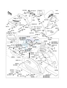 VN 1600 D [VULCAN 1600 NOMAD] (D1) D1 drawing SADDLEBAGS