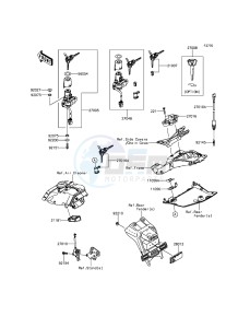 NINJA ZX-10R ZX1000JFFA FR XX (EU ME A(FRICA) drawing Ignition Switch