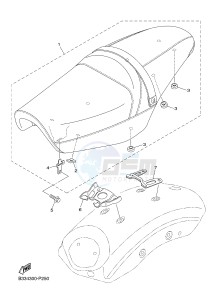 XVS950CR XVS950 ABS XV950 RACER (B334) drawing SEAT