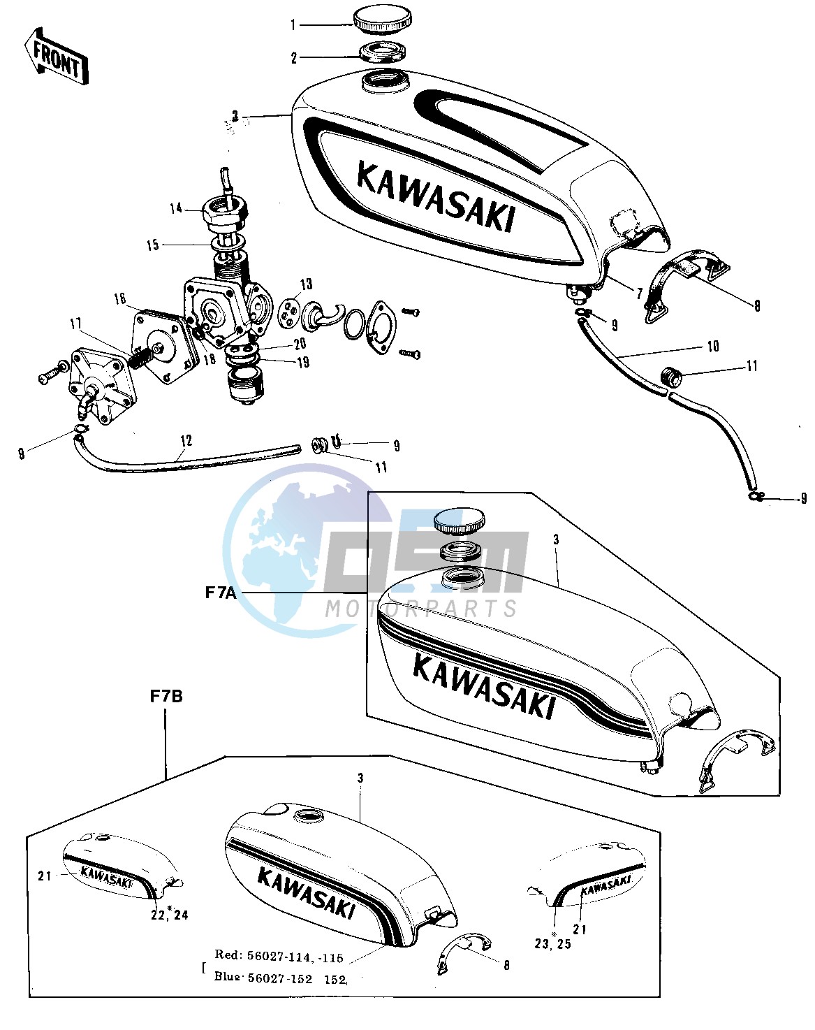 FUEL TANK -- 71-73 F7_F7-A_F7-B- -