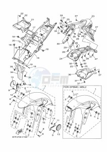 YZF250-A (B6P6) drawing FENDER