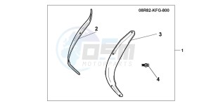 FES250 FORESIGHT drawing SIDE VISOR