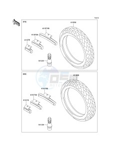 EX 500 D [NINJA 500R] (D6F-D9F) D6F drawing TIRES