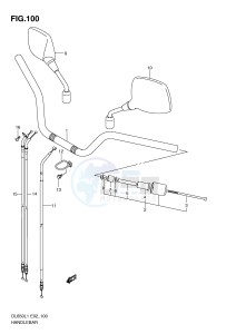 DL650 (E2) V-Strom drawing HANDLEBAR (DL650AUEL1 E19)