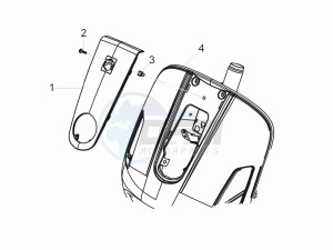 GTV 300 4T 4V ie drawing Front shield