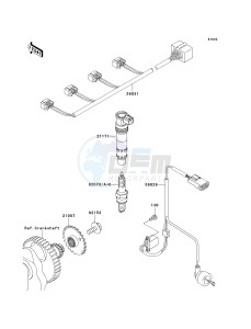 ZR 750 L [Z750 AU] (L7F-L8F) L7F drawing IGNITION SYSTEM