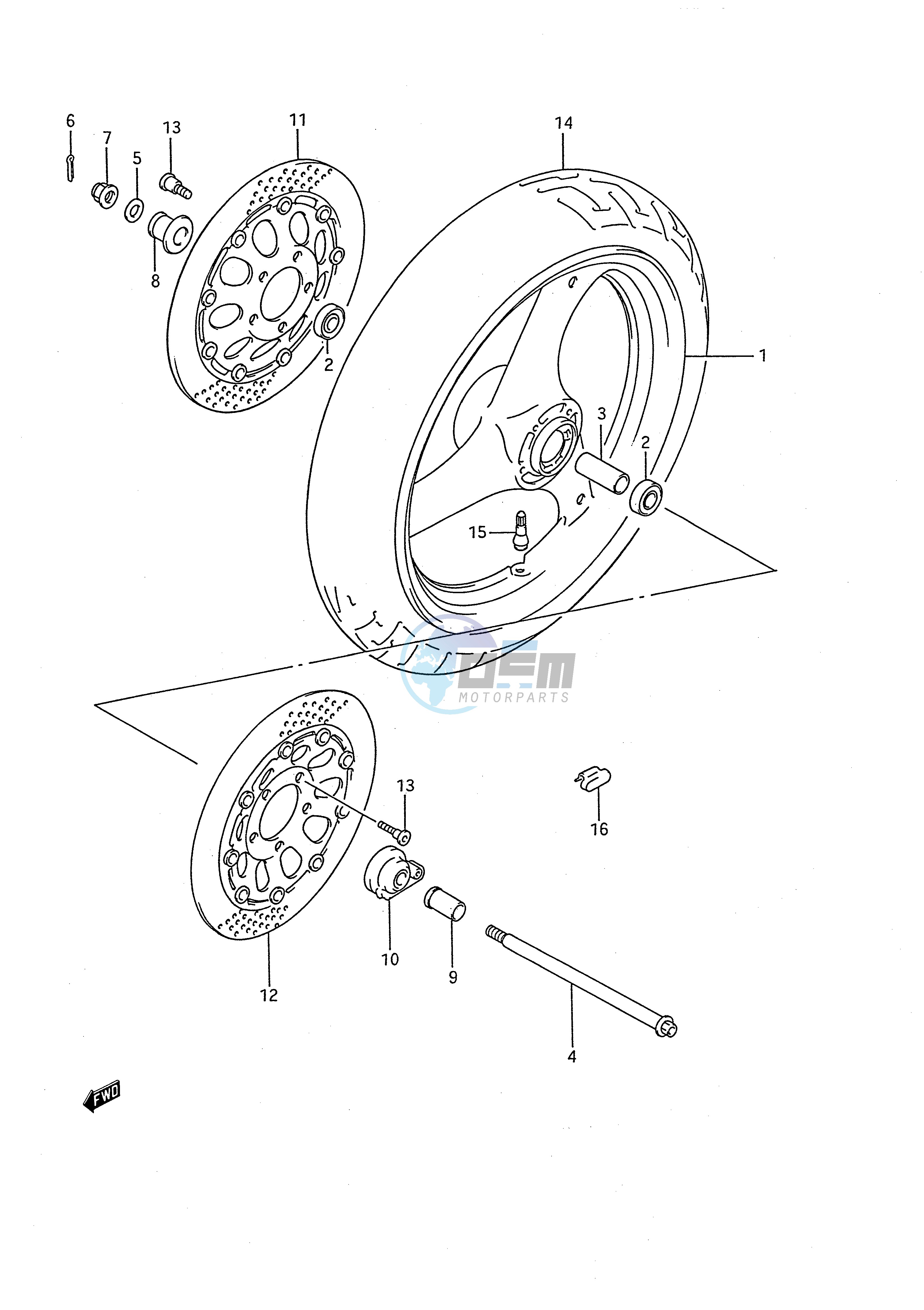 FRONT WHEEL